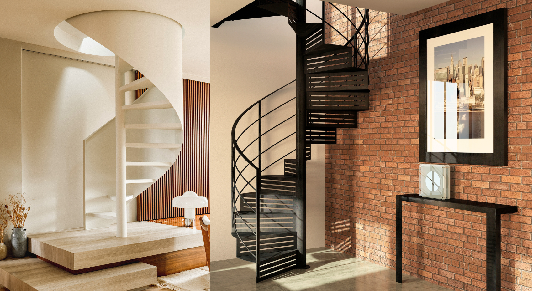 Choisissez un escalier en colimaçon sur mesure pour votre intérieur