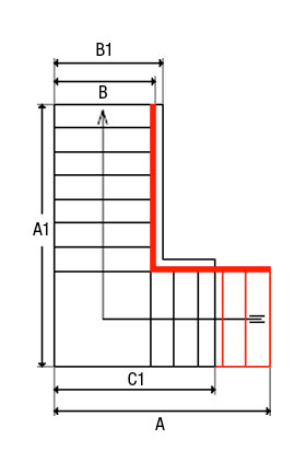 Dimensions escalier quart tournant palier intermediaire